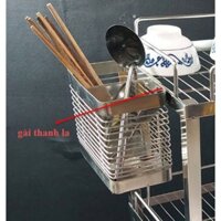 ỐNG ĐŨA INOX 304, ỐNG ĐỰNG ĐŨA MUỖNG ĐÔI có móc treo