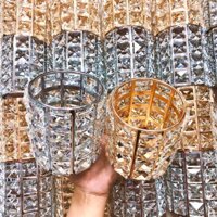 Ống Đựng Cọ Trang Điểm Pha Lê Cao Cấp