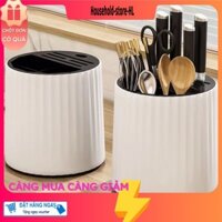 Ống Đựng Dao Đũa Đa Năng Xoay 360 Độ - Kệ để dao thớt, hộp đựng đũa bằng nhựa PP sinh học