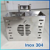 Ống đựng đũa Inox 304 hình trái táo 1 / 2 / 3 ngăn - Hàng Việt Nam