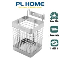 Ống đựng đũa inox 304 kiểu vuông