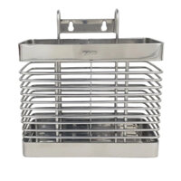 Ống đựng đũa muỗng 2 ngăn inox SUS 304 OD02 trong nhà bếp ĐÁNH BÓNG ĐẸP HÀNG ĐẶT VUÔNG