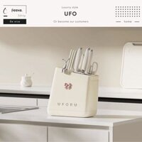 Ống đựng đũa muỗng nhà bếp FEEKA có lỗ thoát nước, hộp đựng đũa thìa và dao kéo có lỗ thoát nước
