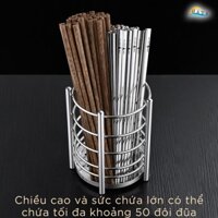 Ống Đựng Đũa Thìa Inox 304 Cao Cấp – Thiết Kế Thông Minh, Sang Trọng, An Toàn Sức Khỏe SSGP