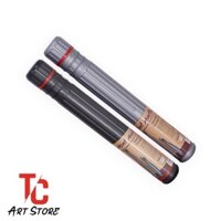 Ống đựng giấy mỹ thuật khổ lớn Mont Marte màu xám/đen - 63/100cm