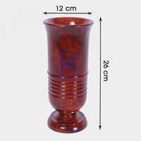 Ống đựng nhang bằng gỗ Hương 26cm