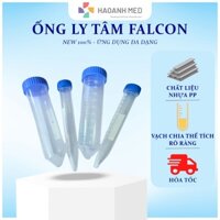 Ống Falcon Máy Ly Tâm 15ml - 50ml Nắp màu cam - xanh ( combo 100 ống)