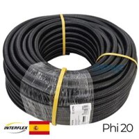 Ống gân ruột gà nhựa chống cháy phi 20, d20 cuộn 50m ECT-17N