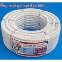Ống gen/ Ruột gà phi 20 màu trắng loại tốt