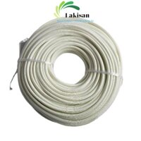 Ống ghen bọc dây điện sợi vải thuỷ tinh chịu nhiệt 600 độ C 500V - CUỘN 100 MÉT