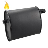 Ống giảm thanh xả khí ga 2-3KW màu đen dành cho máy phát điện xăng 5.5HP 6.5HP 3500W 4000W