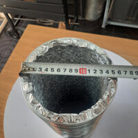 Ống gió mềm D150, ống dẫn gió phi 150mm, ống bạc mềm nối quạt hút mùi bếp, thông phòng