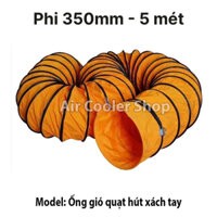 Ống gió Simili nối quạt hút phi 350mm - 5 mét