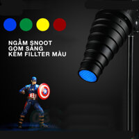ỐNG GOM SÁNG SNOOT GODOX KÈM FILTER MÀU CHO ĐÈN NGẰM BOWEN - 686.camera Hà Nội
