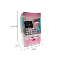 Ống heo điện tử cài mật khẩu hình máy gửi tiền ATM có thẻ rút tiền Number Bank Saving box