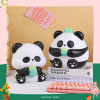 Ống Heo Nhựa Ống Tiết Kiệm Gấu Trúc Panda Để Dành Tiền Tích Lũy Tài Chính Quà Tặng Cho Bé Nữ Sinh Trang Trí Bàn Học