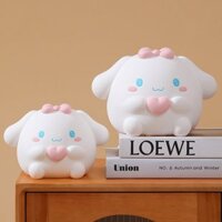 Ống Heo Tiết Kiệm Hình Cinnamoroll Dễ Thương - Ống Heo Cinnamoroll Có Hình Trái Tim