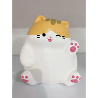 ống heo tiết kiệm mèo mướp vàng