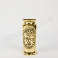 Ống hương đồng vàng D426 cao 25 cm