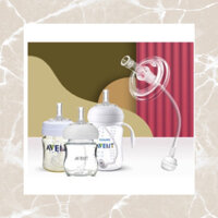 Ống hút bình sữa Avent cho bé chống sặc, chống đầy hơi