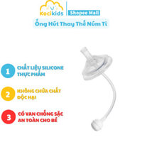 Ống hút bình sữa thay thế núm ti cho bình Moyuum,Pigeon, Avent, Hegen cho bé tập hút tiện lợi và dễ dàng sử dụng