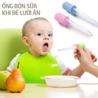 Ống hút bón sữa, thuốc, sinh tố cho bé lười ăn