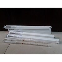 Ống hút chia vạch Class AS 5:0,05 ML có piston, pipet thủy tinh chia vạch có piston 5ml, pitong pipet-Code :1190153
