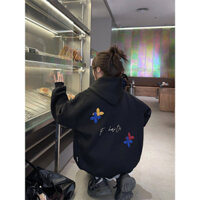 Ống Hút Công Chúa Mỹ Niche Cặp Đôi Áo Dày Rời Công Nghiệp Nặng Miếng Dán Da Thêu Lông Cừu Lót Hoo