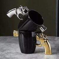 Ống Hút Gốm Hợp Thời Trang Revolver Ngộ nghĩnh Cốc Tạo Kiểu Sáng Tạo Gốm Hợp Thời Trang Revolver Ngộ nghĩnh Cốc Hình Cốc Súng Đạn Cá Tính Cốc Nước Yến Mạch Cốc Cà Phê 19.76