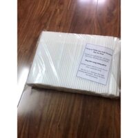 Ống hút nhựa cong trắng phi 6