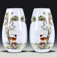 Ống Hút Sẵn Có 252 Người Khen ngợi Jingdezhen Gốm Sứ Fortune Bình Tre Tủ Rượu Phòng Khách Lối Vào Hoa Sắp Xếp Thủy Canh Phong Cách Trung Hoa Trang Trí Nhà Cửa Thủ Công 2.26 /