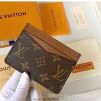 Ống Hút Sẵn Sàng Phù Hợp Với Phong Cách Mới Phiên Bản Cao Cấp Miễn Phí Vận Chuyển Hoa Nâu Cũ Mới Da Bò Túi Đựng Thẻ Ví