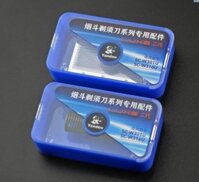 Ống hút thuốc W301 Đầu lưới dao Ông già Máy cạo râu điện có thể sạc lại qua lại Dao cạo râu Lưới dao