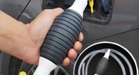 Ống hút xăng dầu chất lỏng bóp tay có nút dừng đa năng
