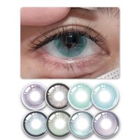 🆕Ống kính áp tròng tự nhiên Visual Click Ống kính áp tròng được phân loại 1 cặp Ống kính áp tròng màu mềm cho lớp 6 tháng {0,00 đến -8,00} Ống kính cận thị