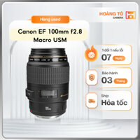 Ống kính Canon EF 100mm f2.8 Macro USM cũ khá | Hoàng Tô camera