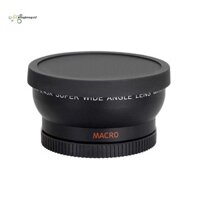 Ống kính chuyển đổi góc rộng 58MM 0,45x có đính kèm cận cảnh Macro cho Canon EOS Rebel T6s, T6i, SL1, T5, T5i, T4i, T3, T3i, T1i, T2i, XSI, XS, XTI, XT, 70D, 60D, 60Da, 7D, 5D, 1D