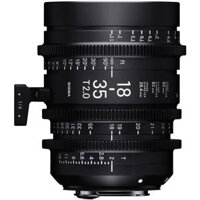Ống kính Cine Sigma 18-35mm T2 Fully Luminous High Speed Zoom ngàm Canon EF (Feet)
