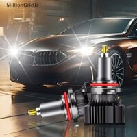 Ống kính đèn LED ô tô MLG 360 độ 6000K Bóng đèn pha công suất cao cho xe tải H1 / H3 / H7 / H8 / H9 / H11 / 9005 / 9006 / 9012 JR