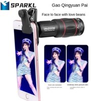 Ống kính điện thoại di động quang học SPARKL HD, Ống kính điện thoại di động Zoom một mắt ba chân đa năng, Ống kính điện thoại bên ngoài Ống kính tele Ống kính điện thoại di động một mắt 18x25 Cắm trại