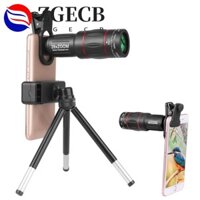 Ống kính điện thoại di động quang học ZGECB HD, Ống kính điện thoại di động Zoom một mắt ba chân đa năng, Kính thiên văn ống đơn Ống kính tele 18x25 Quan sát ống kính điện thoại di động một mắt