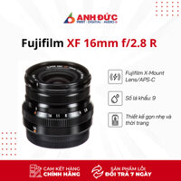 Ống Kính Fujifilm (Fujinon) XF 16mm F2.8 R WR Newseal Fullbox - Hàng Chính Hãng