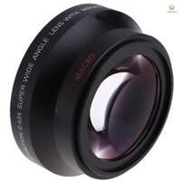 Ống Kính Góc Rộng 67mm Độ Nét Cao 0.43Xsuper Với Macro Nhật Bản Cho Rebel T5i T4i T3i 18-135mm 17-85mm Và 18-105 70-300VR