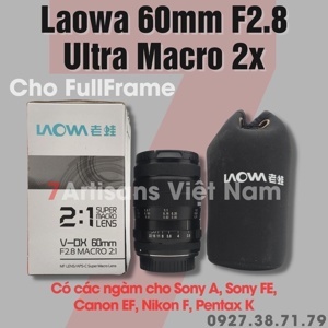 Ống kính Laowa 60mm f/2.8 2X Ultra-Macro