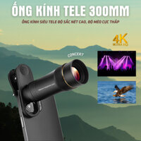 Ống kính, lens tele 300mm ( 10x ) dùng cho điện thoại di động, độ méo thấp, độ sắc nét cao