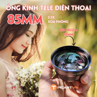 Ống kính, lens tele 85mm picartvn, gắn ngoài dành cho điện thoại, ren 17mm chụp ảnh chân dung xóa phông