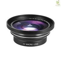 Ống kính máy ảnh 37mm 0.39X Full HD Ống kính Macro góc rộng Phụ kiện thay thế cho Ordro Andoer Máy quay Video kỹ thuật số Came-211