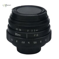 Ống kính máy ảnh gắn 35mm F1.6 C có vòng chuyển đổi cho Fujifilm X-E2 X-E1 X-Pro1 X-M1 X-A2 X-A1 X-T1