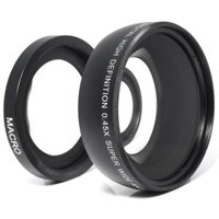 Ống kính máy ảnh macro 55mm 2 trong 1 0,45x