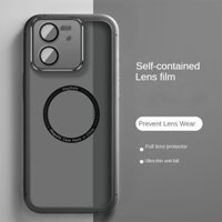 Ống kính máy ảnh trong suốt Vỏ nam châm cho xiaomi redmi 14 13 13t 12 12s 12x 12t pro ultra 11t lite note13 note12 note11 plus poco f5 f6 x5 x4 m6 m4 c65 Vỏ sạc không dây